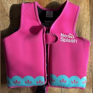 Neo Splash Pink Seahorse Swimming Vest